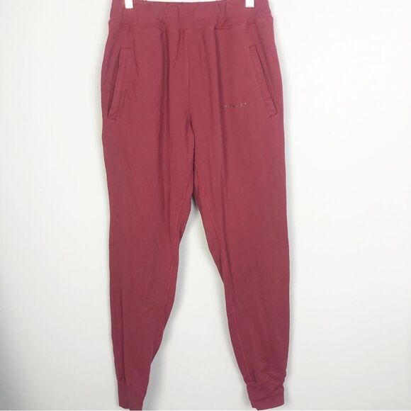 ALPHALETE | Maroon Red Jogger Style Athletic Pants Men’s Size Medium Unisex - Picture 1 of 9